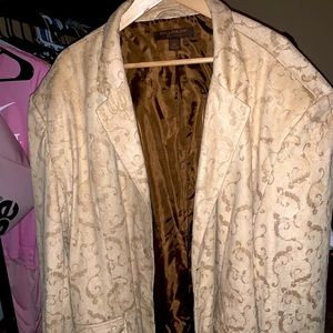 MENS Syllables Jacket Tan 3XL new condition